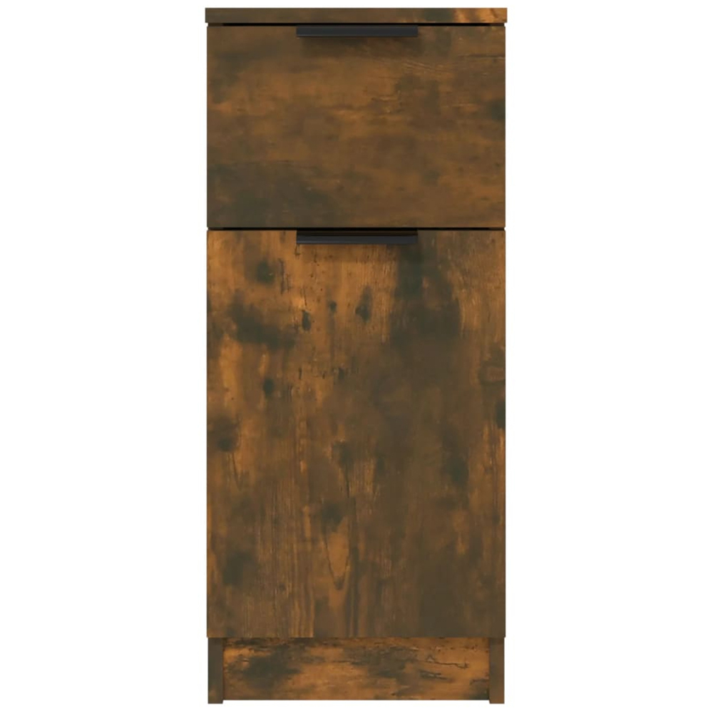 vidaXL Single Door Single Drawer Brown Sideboard Image 5