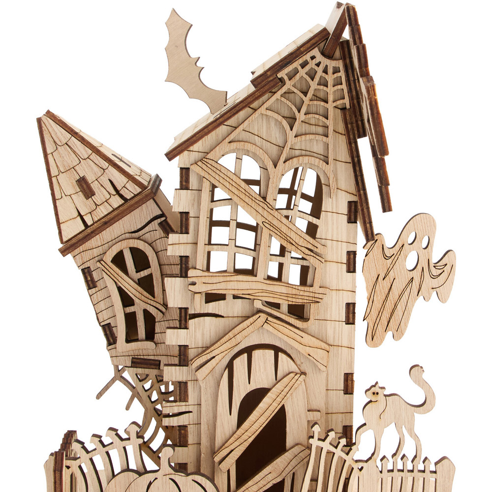 Wooden Haunted House Natural Image 5