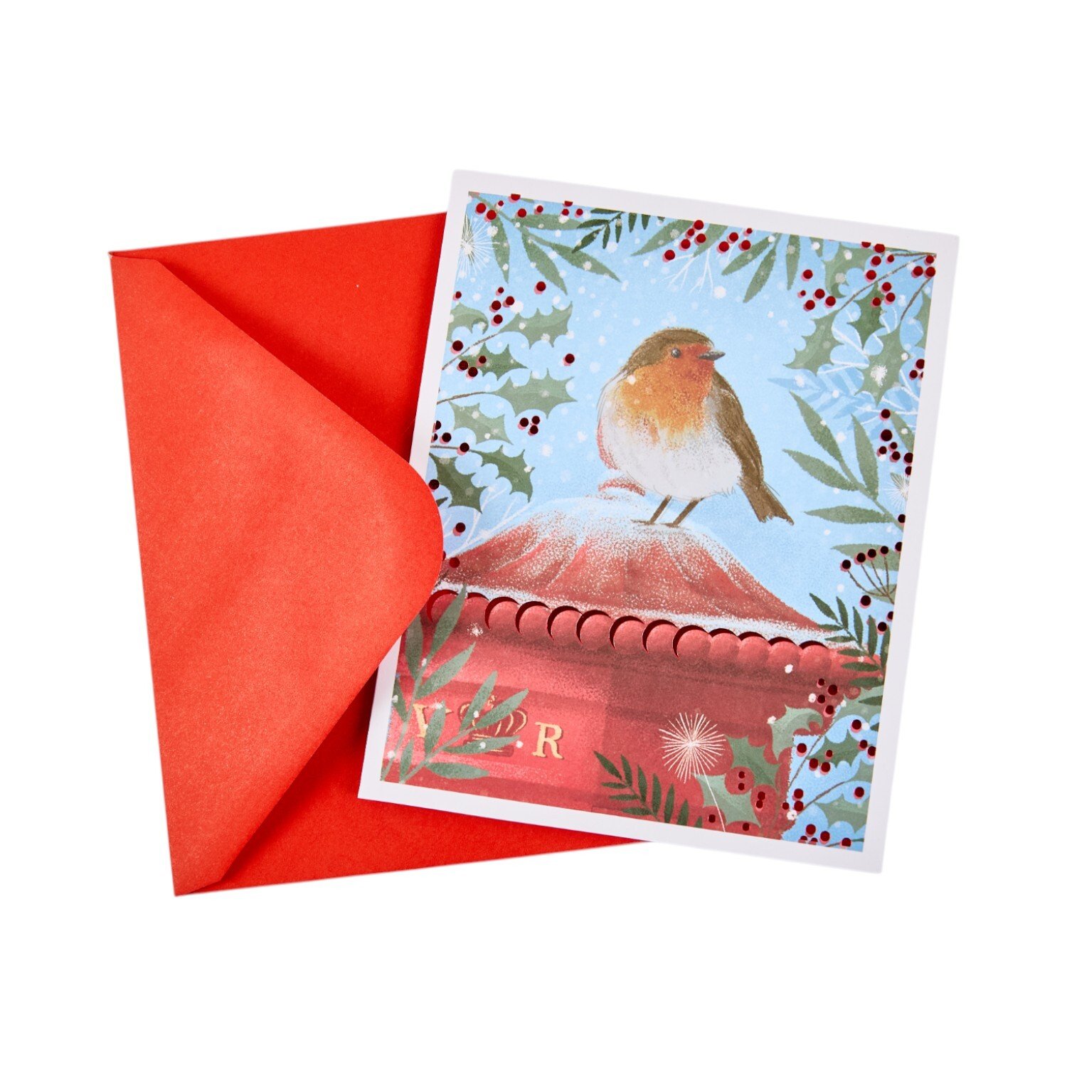 Pack of 15 Christmas Robin Cards Image 3