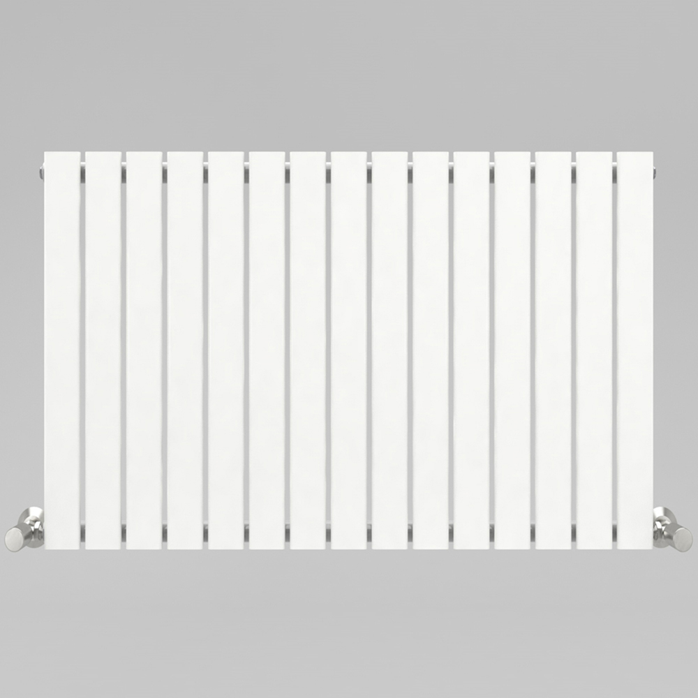 White 3270 BTU Single Flat Panel Vertical Column Radiator 600 x 1020mm Image 3