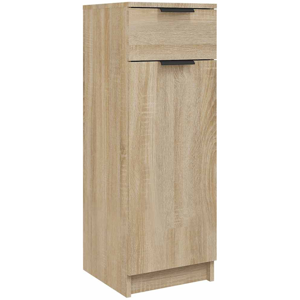 vidaXL Single Door Single Drawer Bathroom Cabinet Image 2