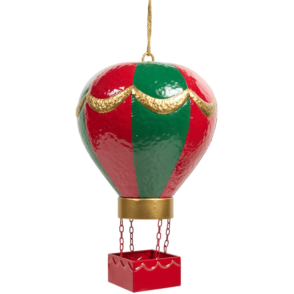 Crimson and Gold Christmas Balloon Decoration Image 2