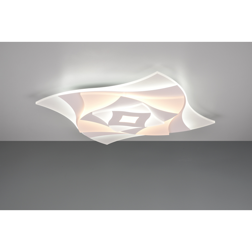 TRIO Akita White LED Ceiling Light Image 4