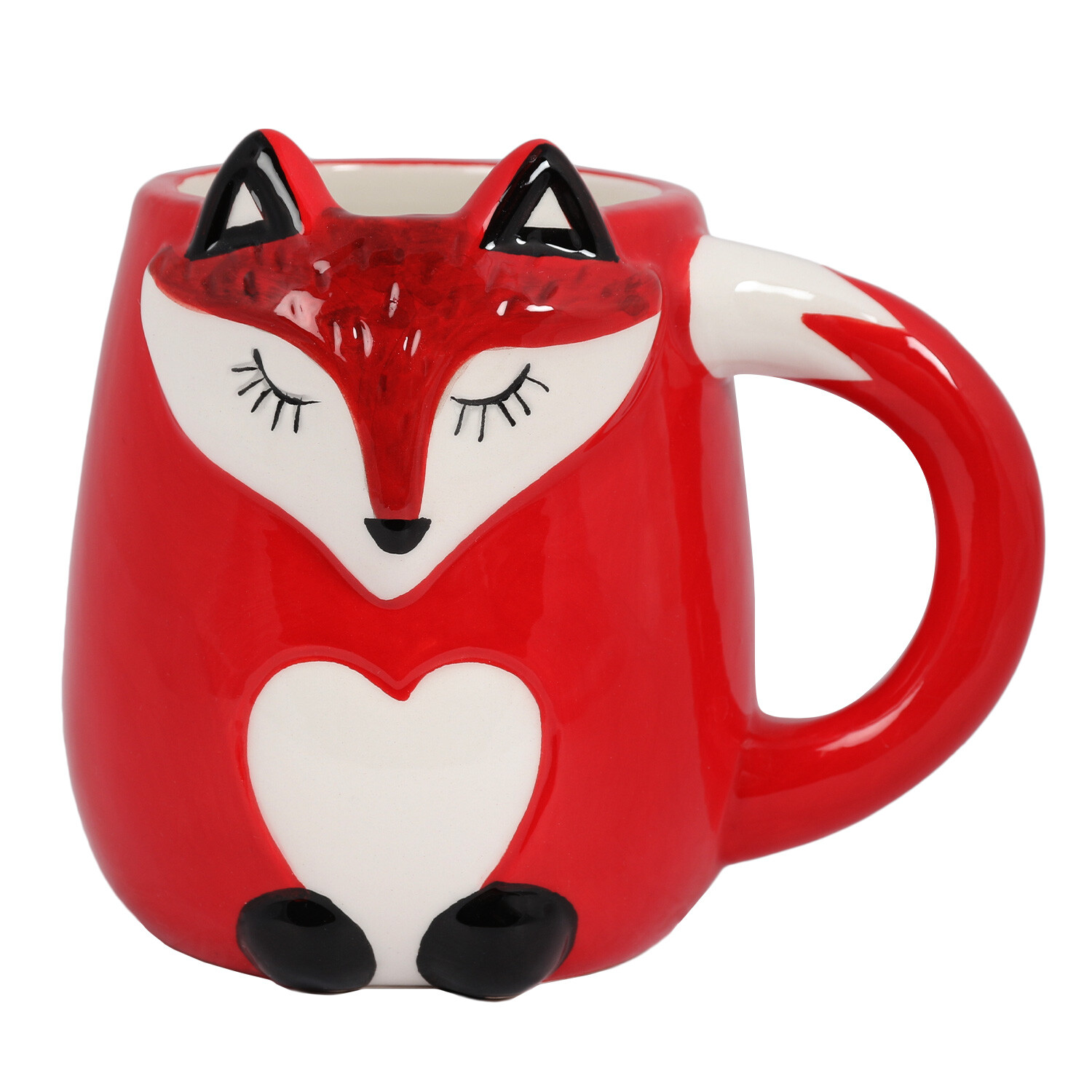 3D Fox Mug - Red Image 1