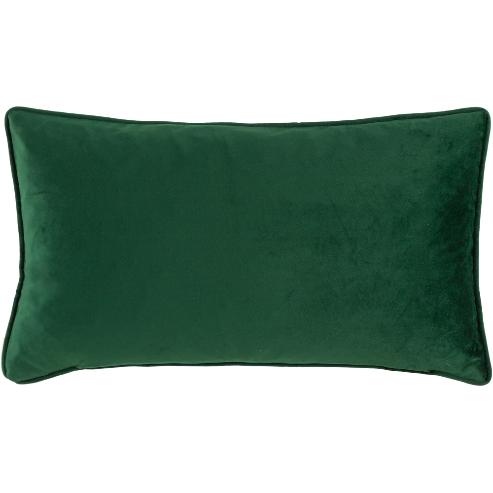 Evans Lichfield Multicolour Stag Winter Velvet Piped Reversible Cushion 30 x 50cm Image 3