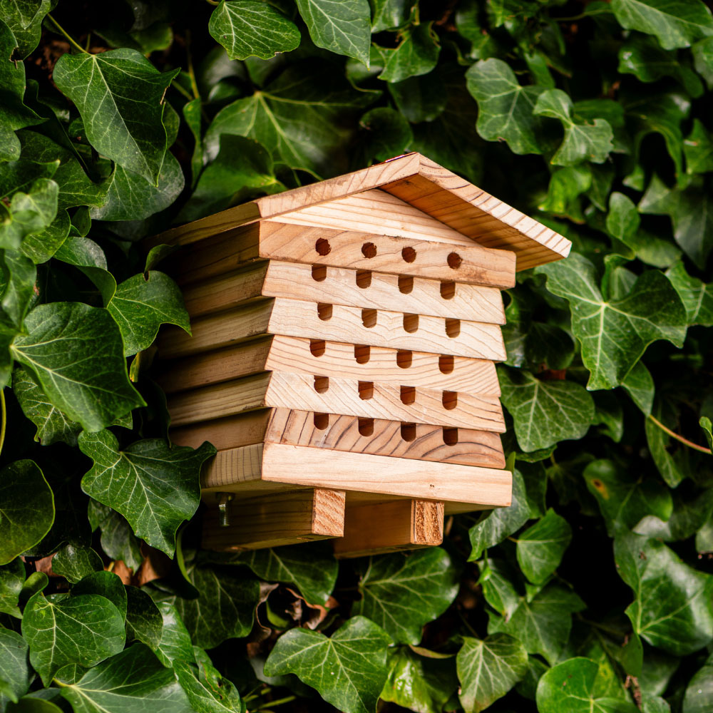 Garden Gear Wooden Bee Hive Hotel Image 2