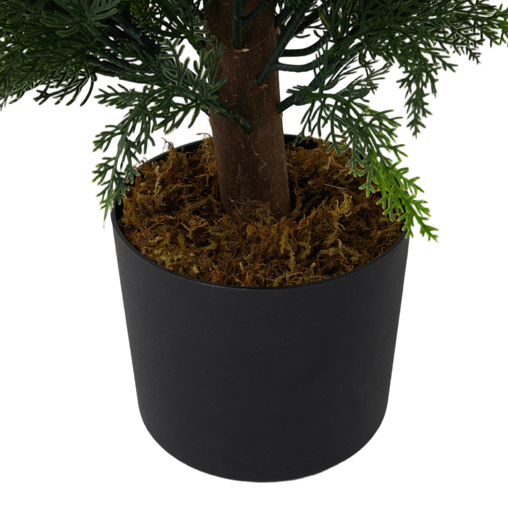 Living and Home Decorative Artificial Cypress Tree in Pot 150cm Image 3