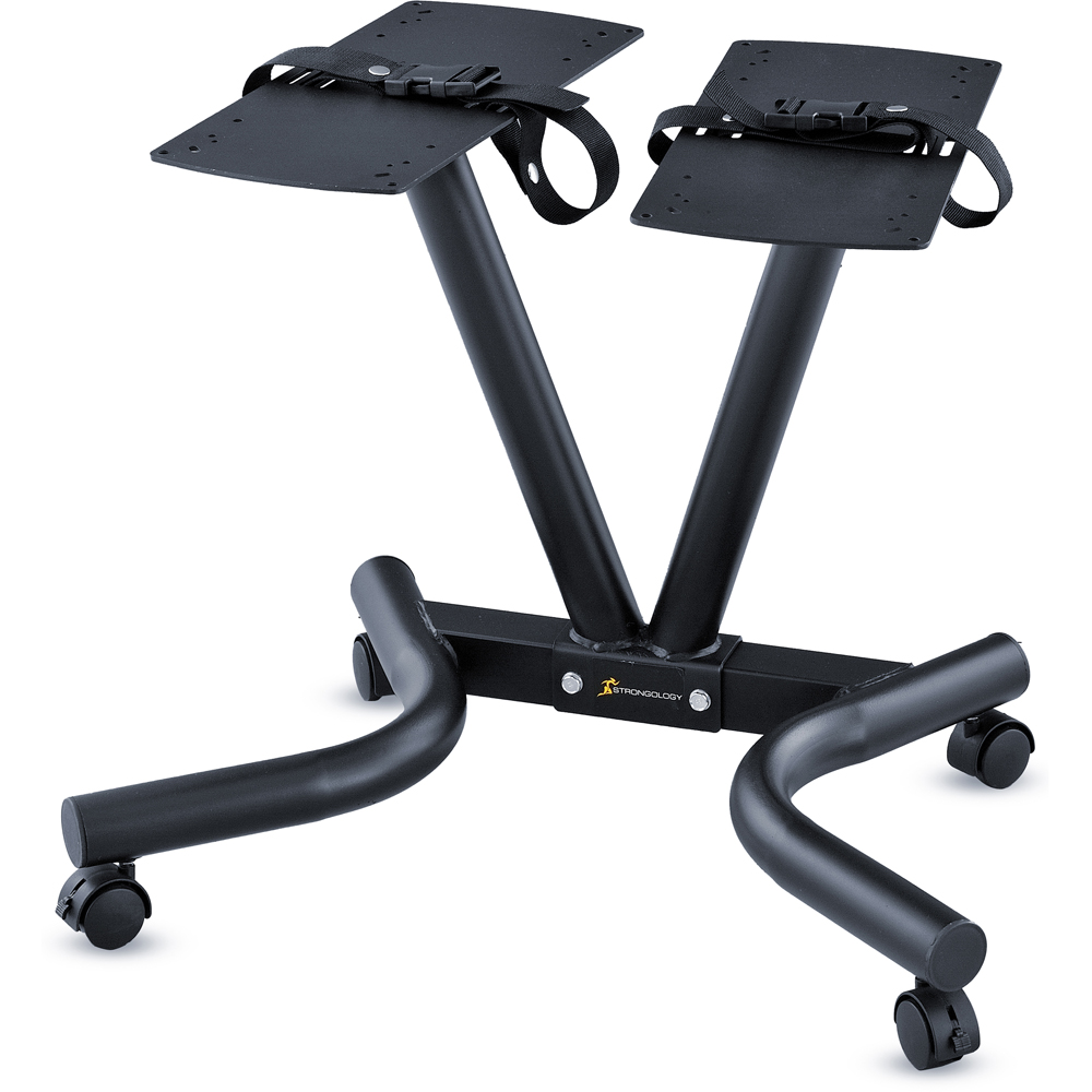 Strongology Universal Steel Adjustable Dumbbell Floor Stand Image 3