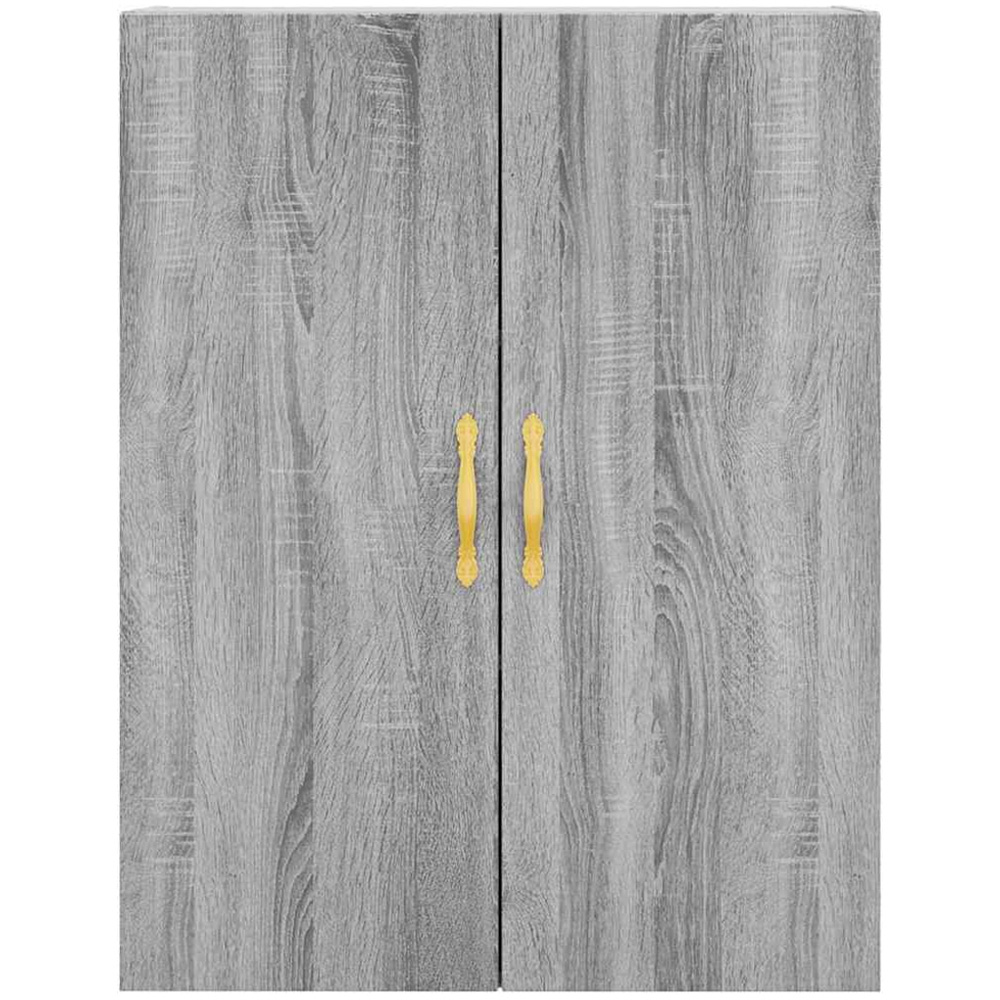 vidaXL 2 Door 3 Drawer Grey Sonoma Tall Highboard Image 6