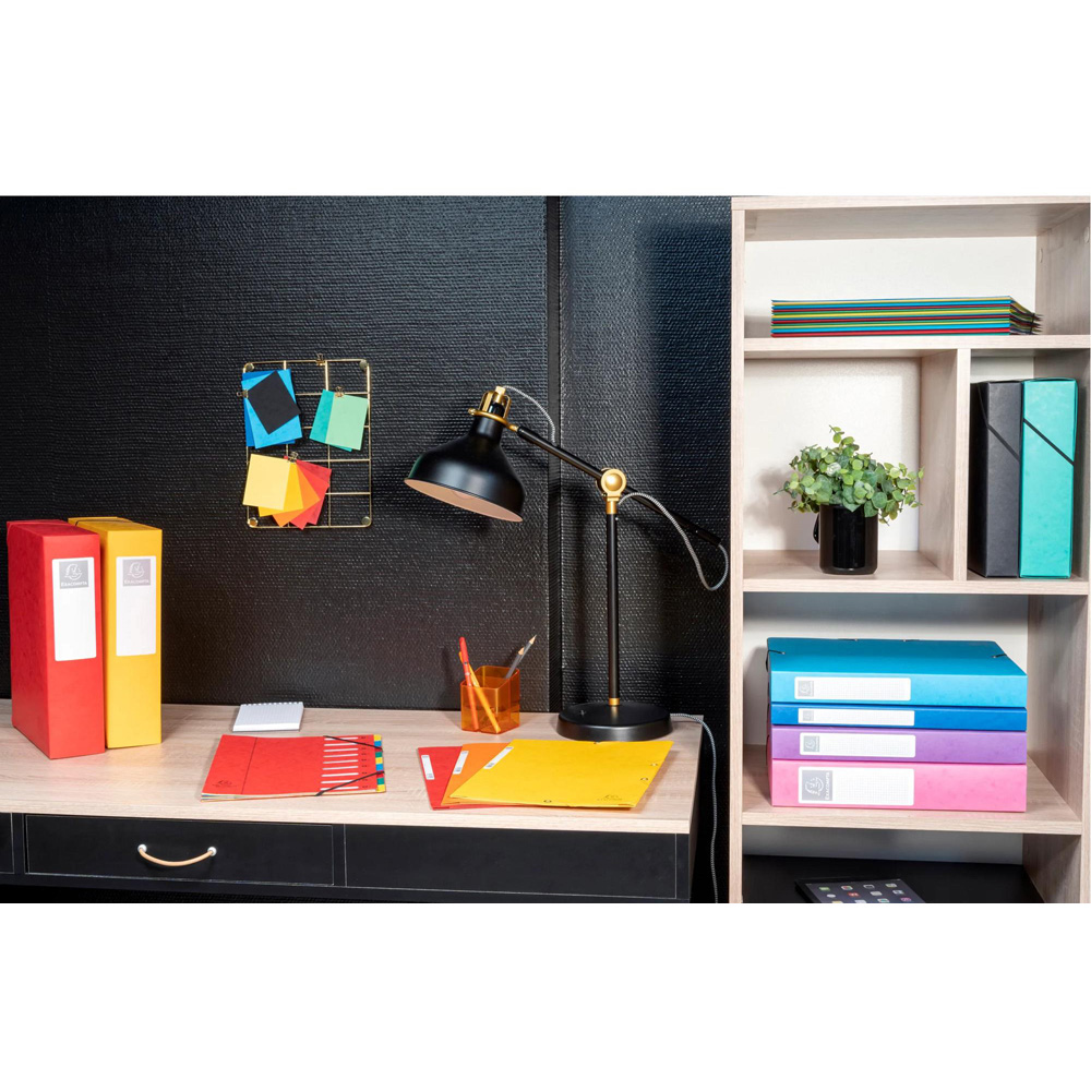 Exacopmta A4 Red Pressboard Box File 25mm 8 Pack Image 2