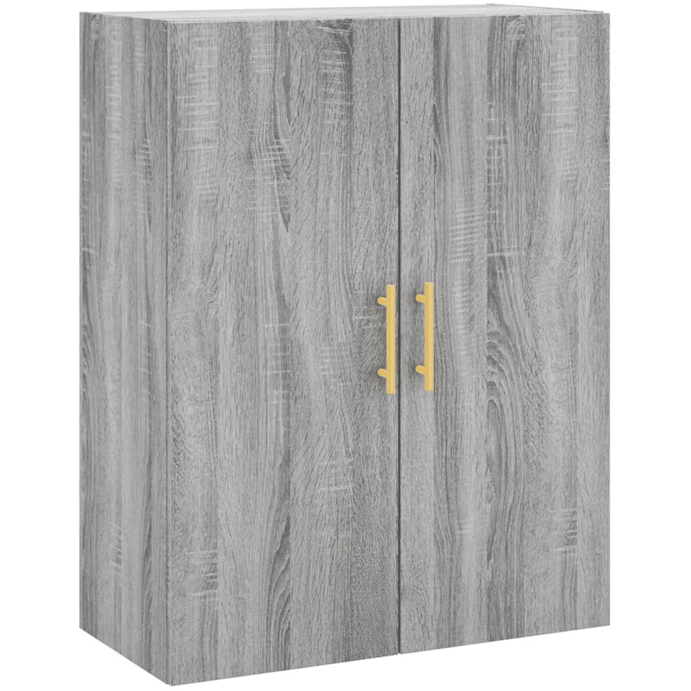 vidaXL 4 Door 2 Drawer Grey Sonoma Highboard Image 5