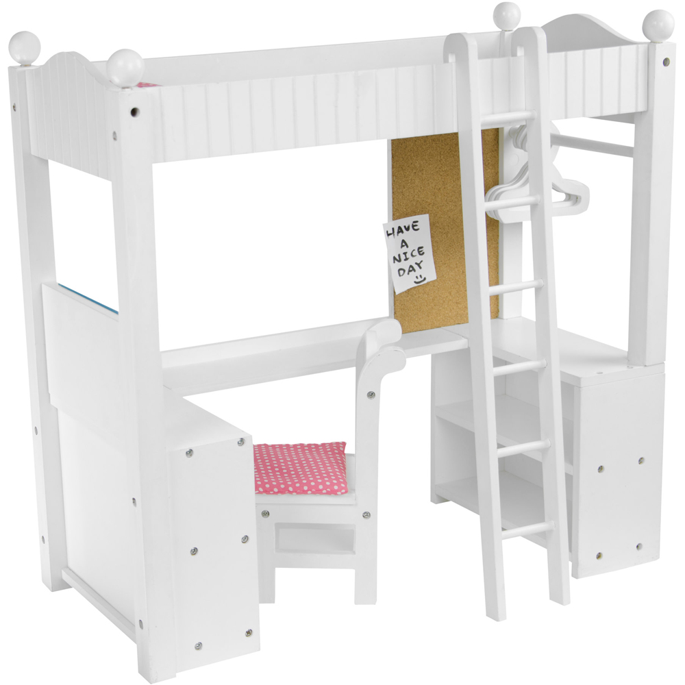 Teamson Kids Olivia's Little World Doll College Dorm Double Bunk Desk Image 3