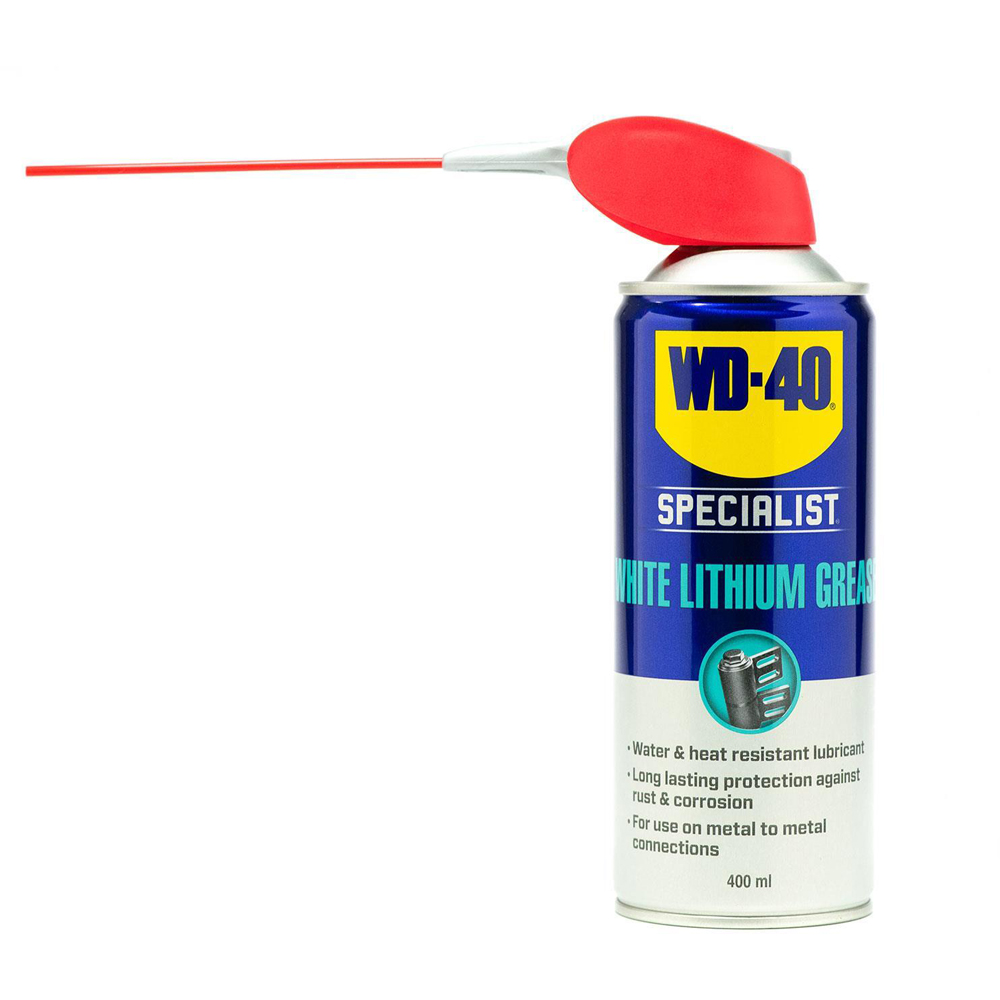 WD-40 Specialist All-Weather Protection White Lithium Grease Spray 400ml 2 Pack Image 3