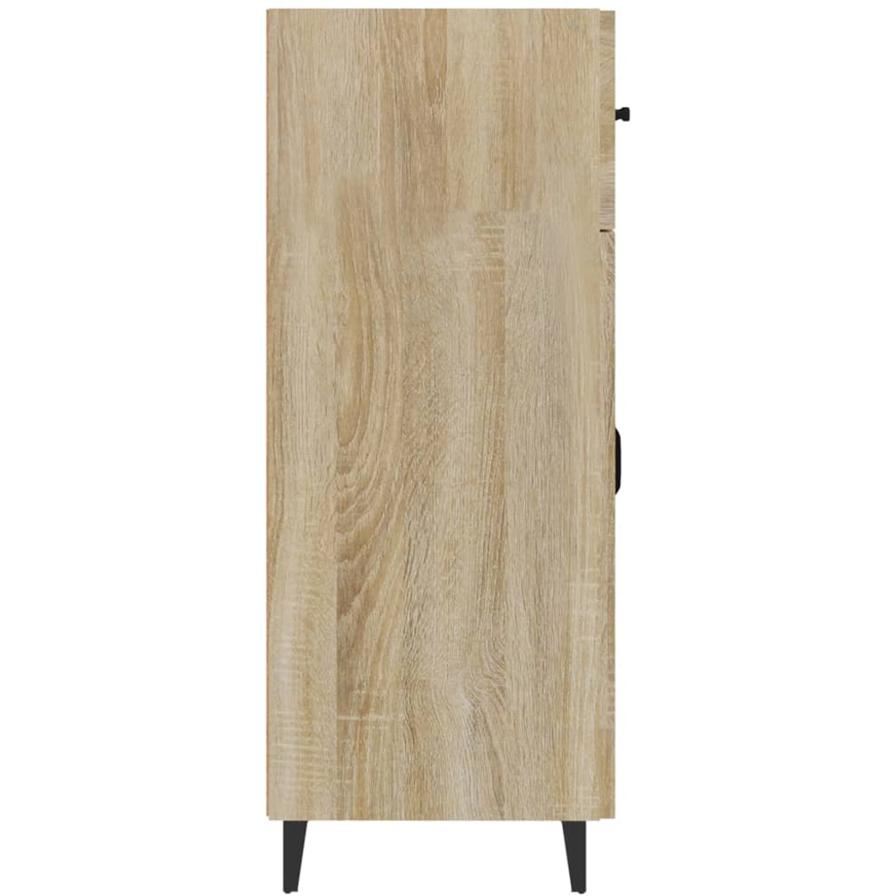 vidaXL 2 Door 2 Drawer Sonoma Oak Sideboard Image 5