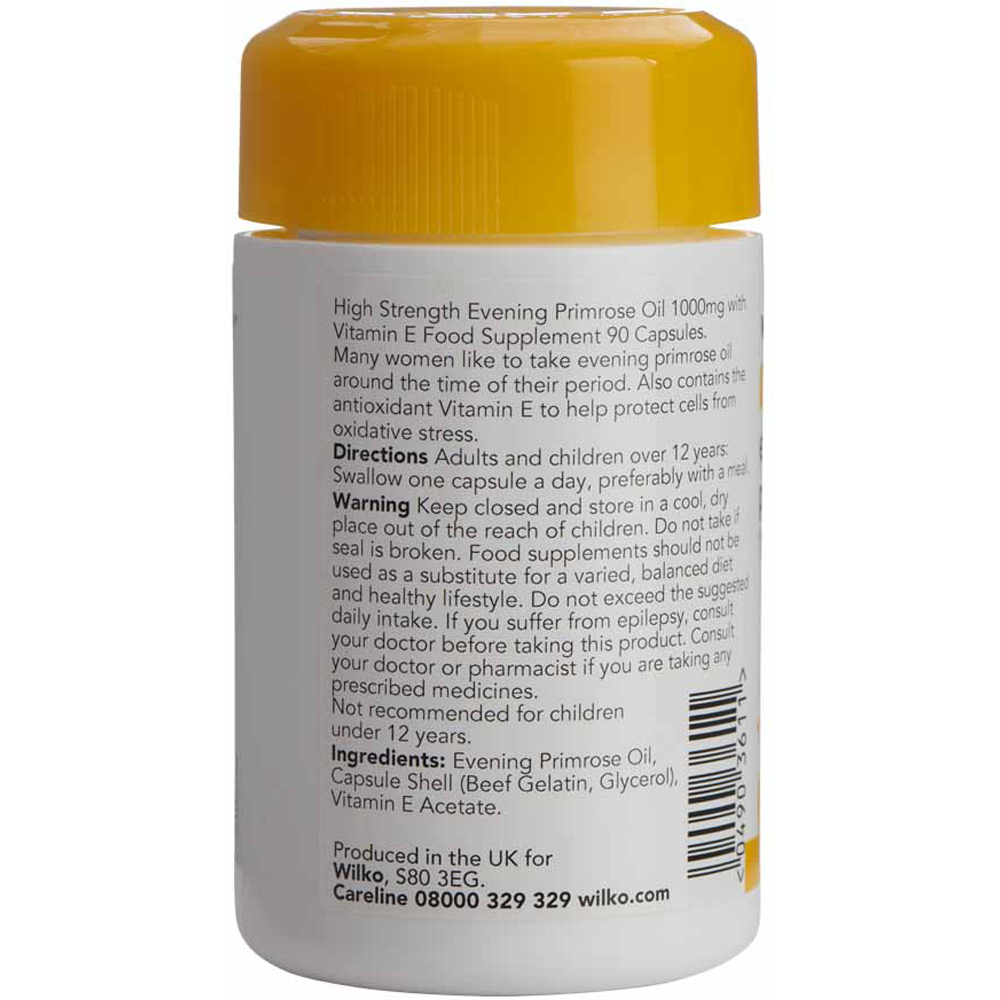 Wilko Evening Primrose Oil 1000mg 90s Image 2