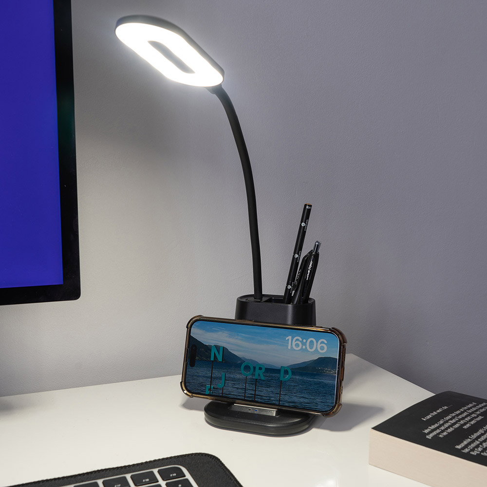 Red5 Wireless Charging Desk Lamp and Tidy Image 2