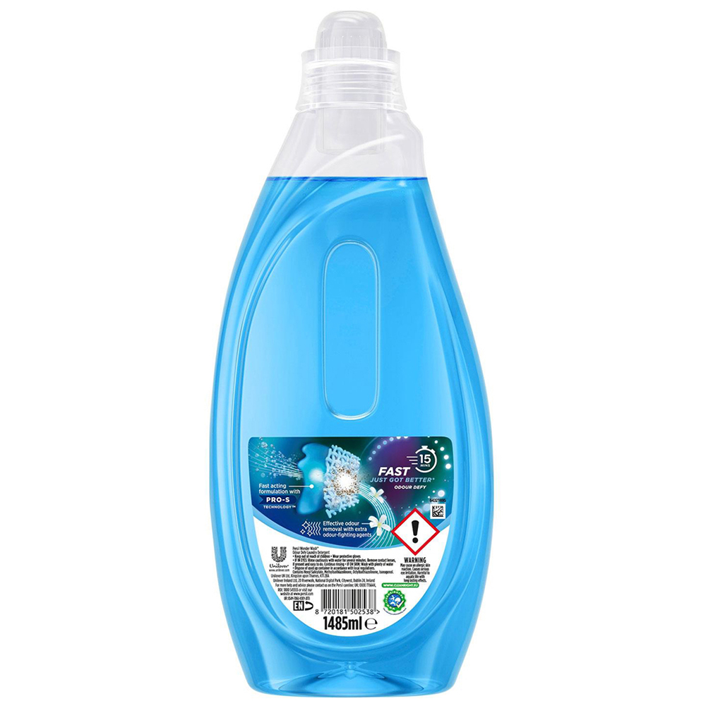 Persil Odour Defy Liquid Detergent 55 Washes 1.485L 5 Pack Image 3
