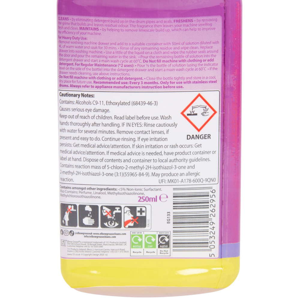 Elbow Grease Double Strength Washing Machine Cleaner Image 6