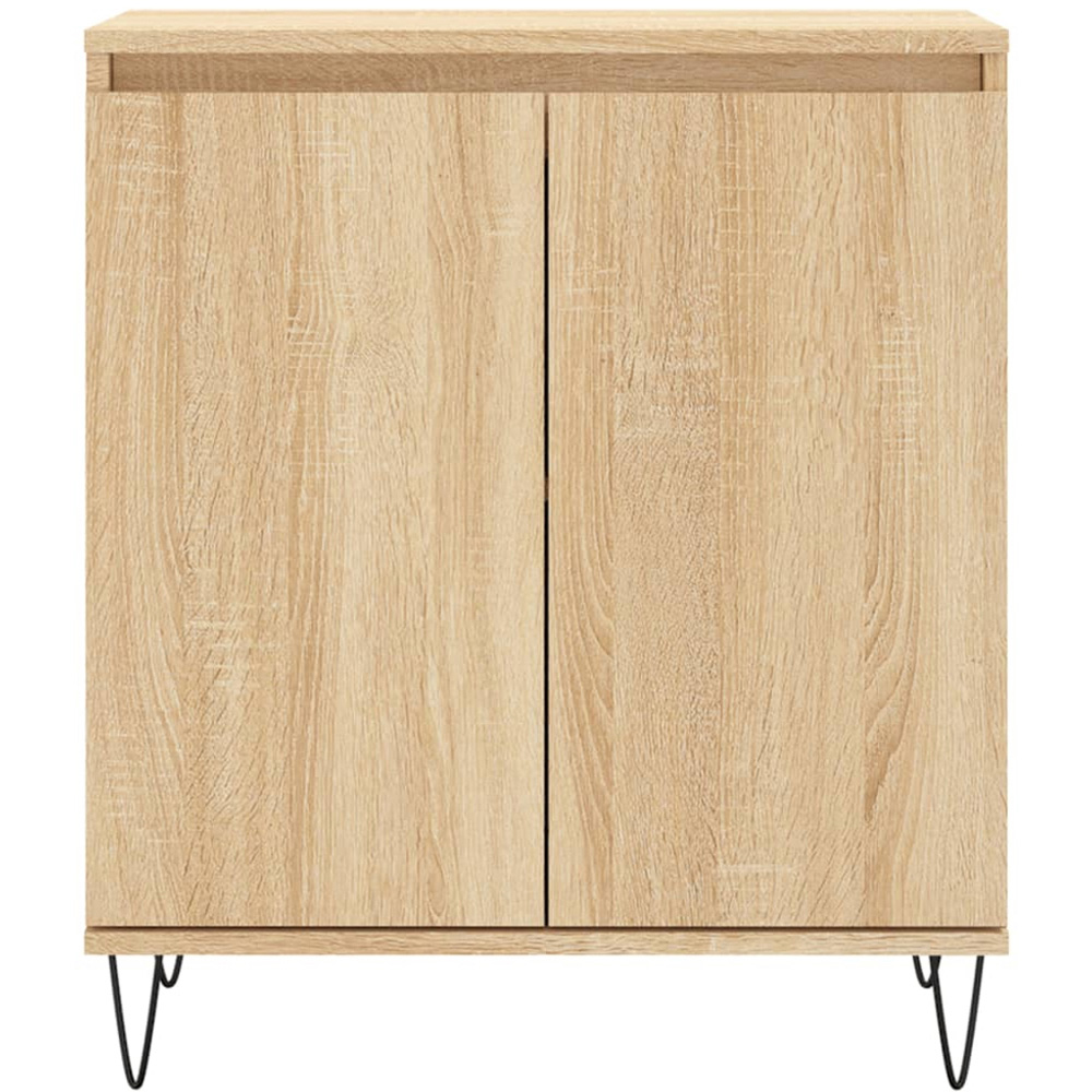vidaXL 2 Door Sonoma Oak Sideboard Image 5