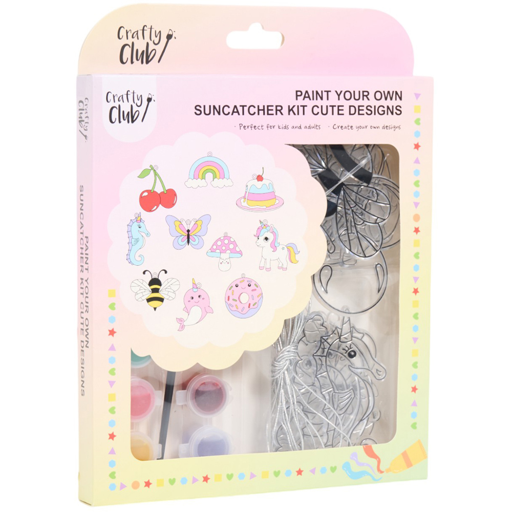 Art Studio Paint Your Own Unicorn Sun Catcher Kit Image 2
