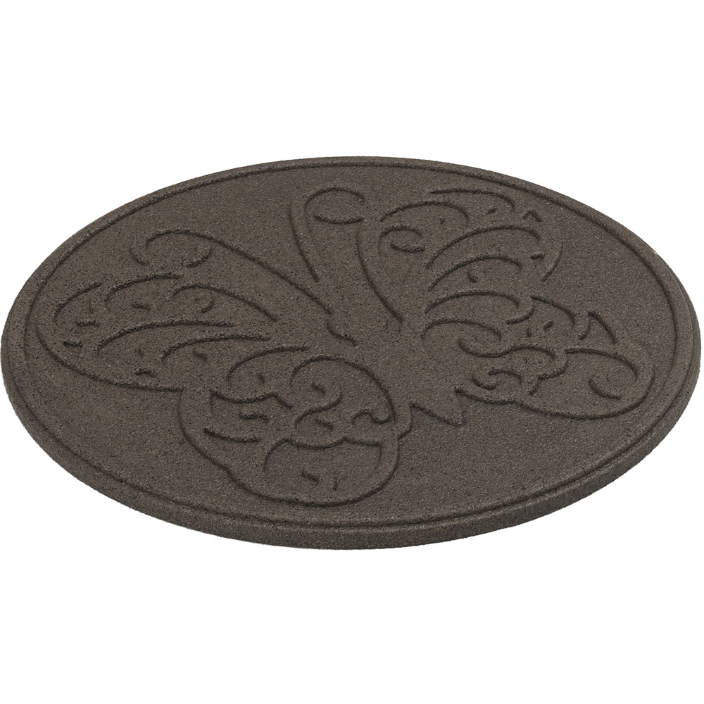 Nicoman Brown Butterfly Reversible Garden Stepping Stone 46cm 4 Pack Image 4