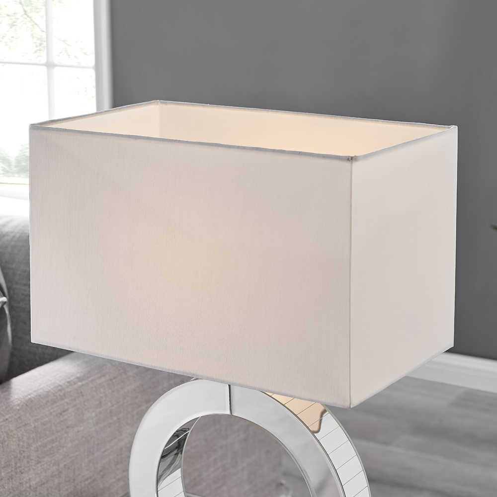 Furniturebox Cleo White Table Lamp Image 3