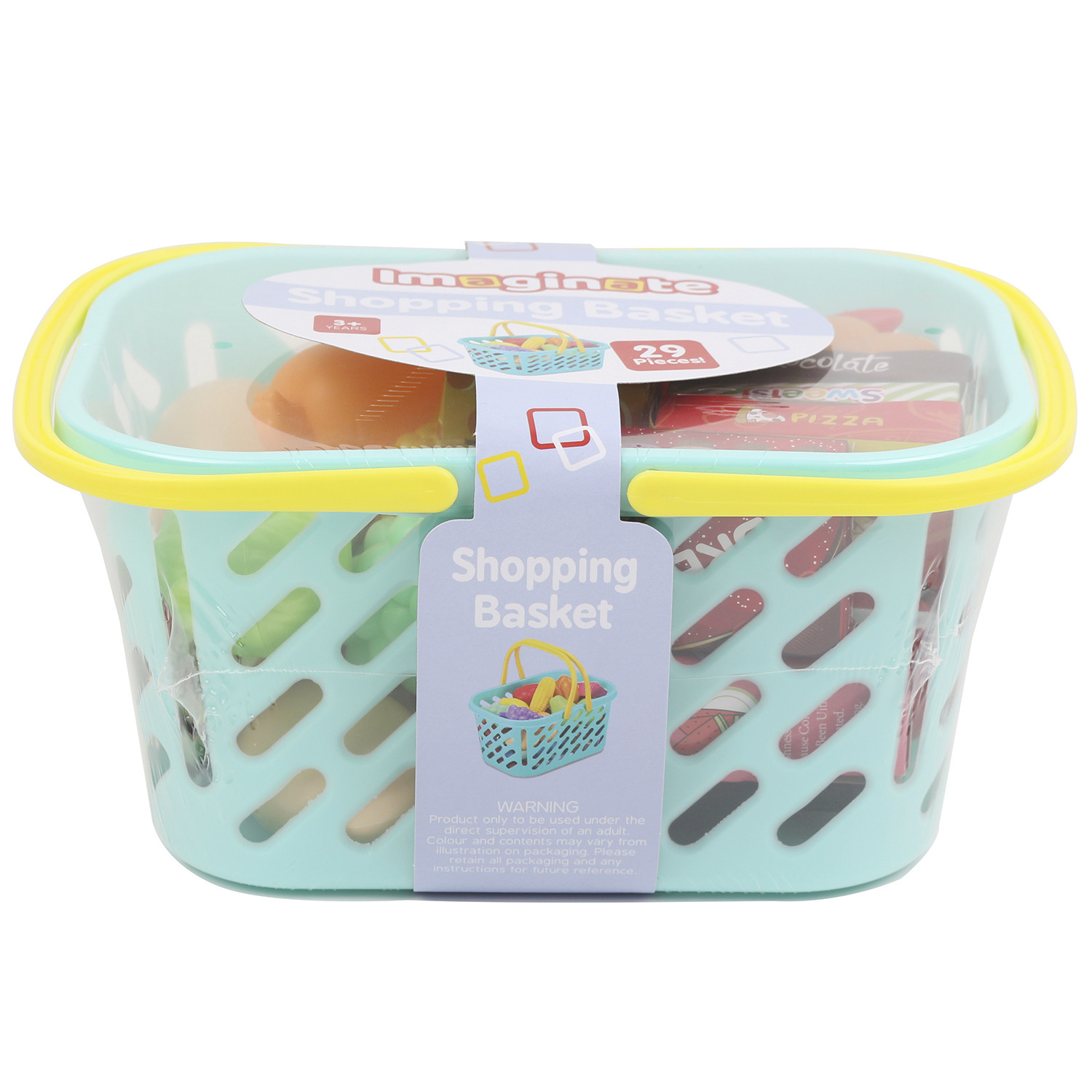 Imaginate Shopping Basket and Food Toy Set Image