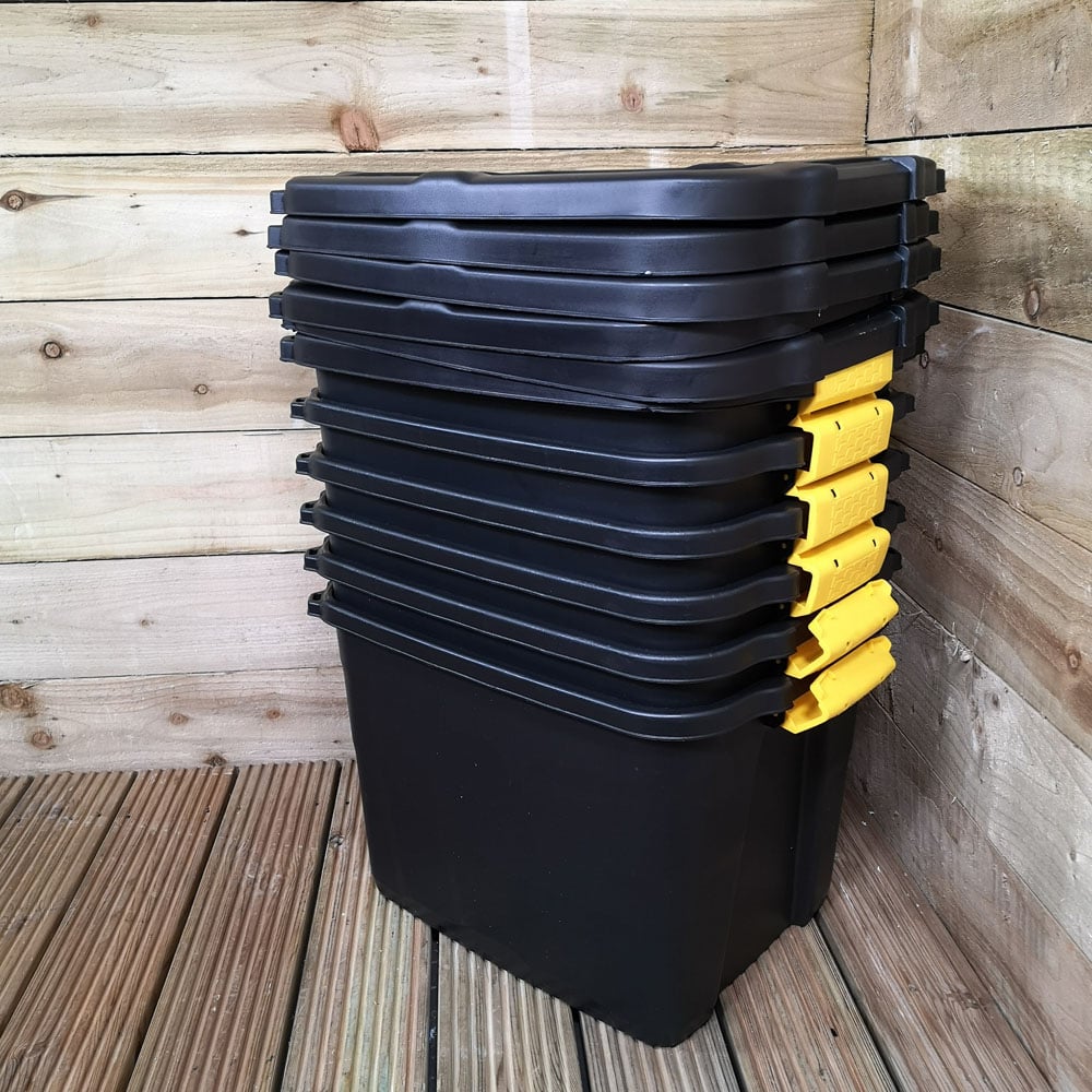 Samuel Alexander 60L Heavy Duty Storage Tub 6 Pack Image 2