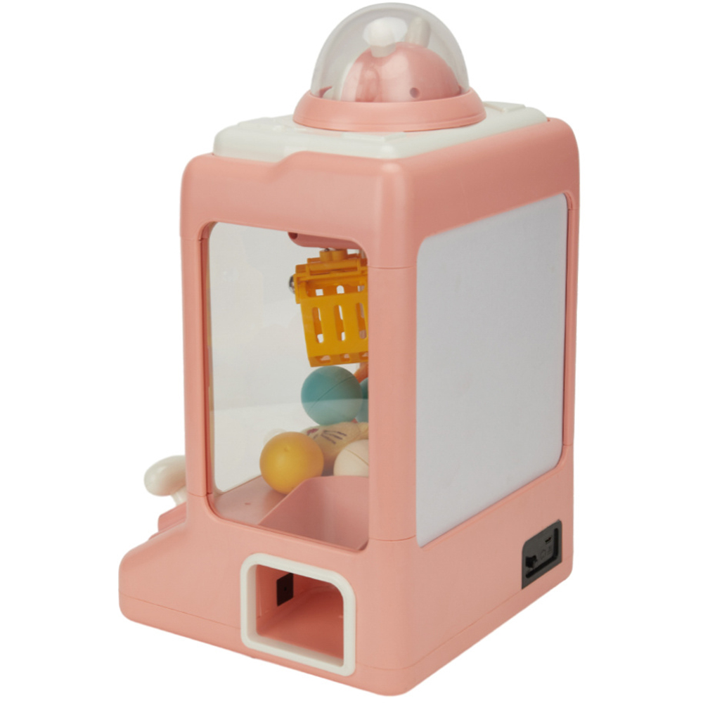 Living and Home Pink Household Mini Clip Doll Claw Machine Image 3