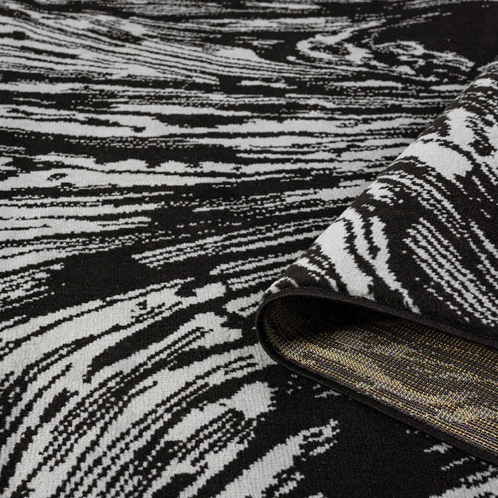 Desire Rugs Obsidian Grey Whirlpool Rug 160 x 230cm Image 4