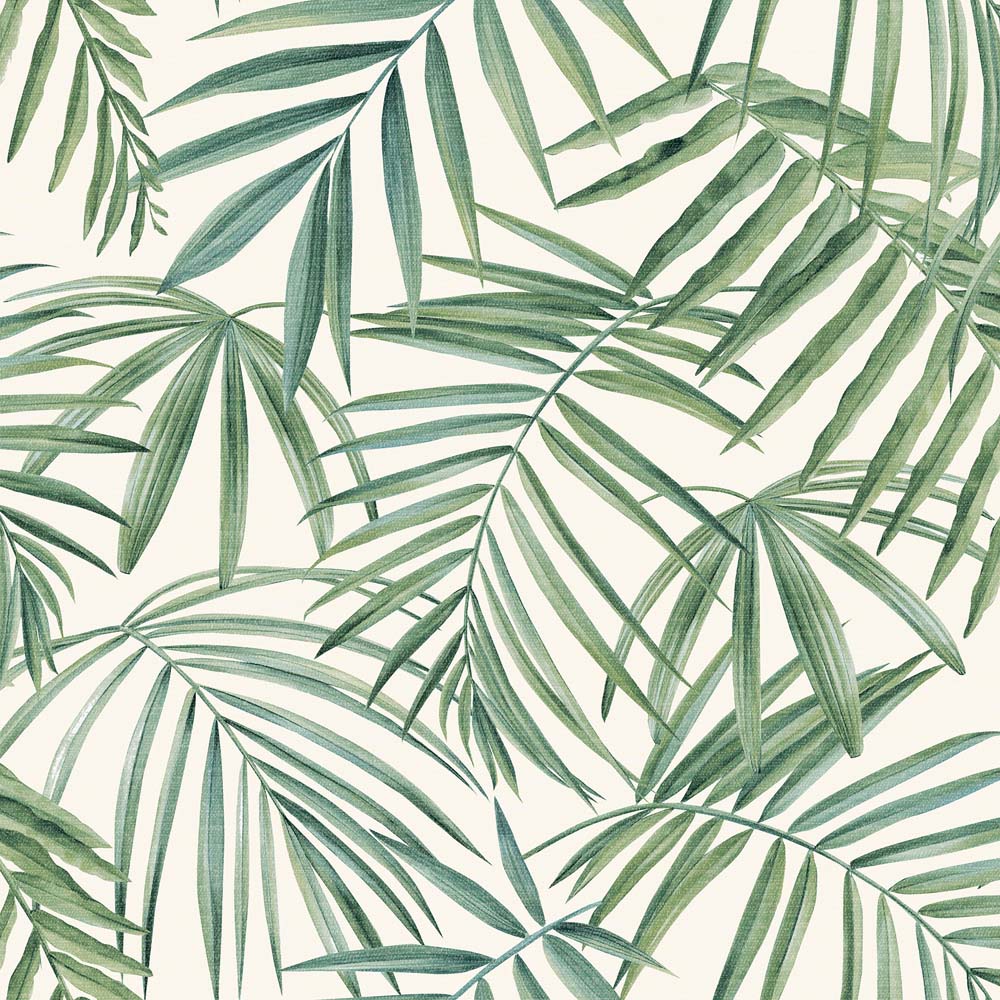 Arthouse Palm Leaves Green Wallpaper Image 1