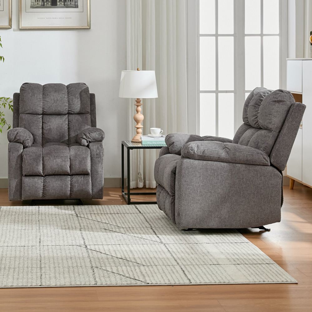 Furniture One 2 Seater Manual Recliner Sofa Set Image 1