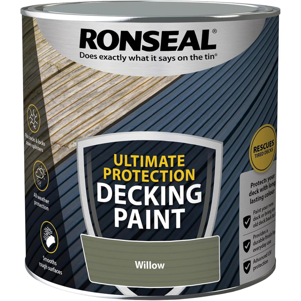 Ronseal Ultimate Protection Willow Decking Paint 2.5L Image 2