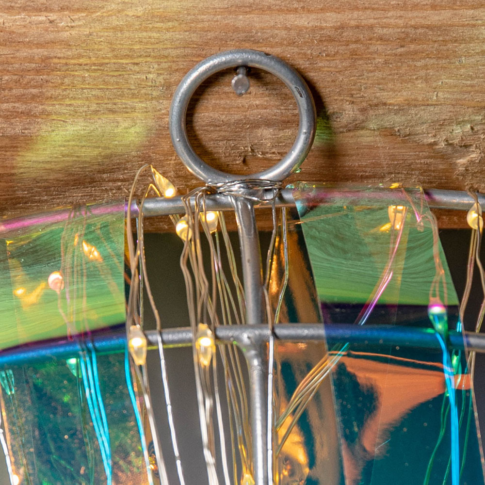 Samuel Alexander Iridescent Dream 600 Warm White LED Wreath 45cm Image 4