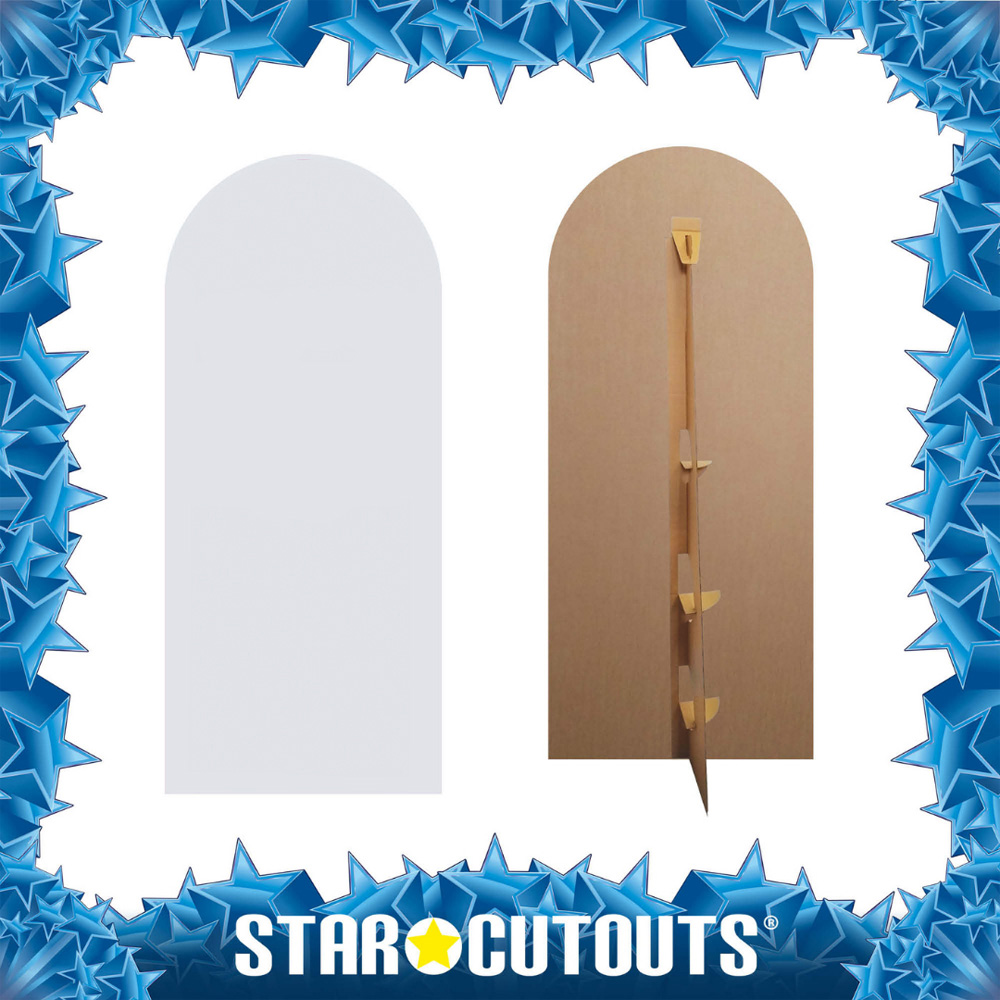 Star Cutouts Silver Blue Sailboard Cardboard Cutout 6.1ft Image 4