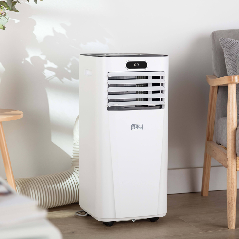 BLACK+DECKER White 3 in 1 7000BTU Portable Smart Air Conditioner Image 2