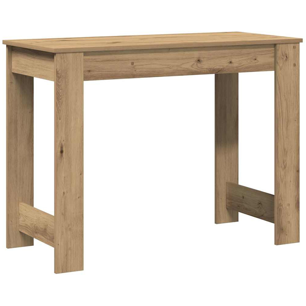 vidaXL Single Drawer Computer Desk Artisan Oak Image 6