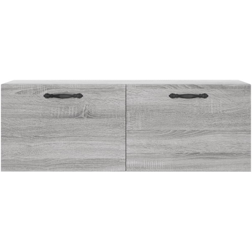 vidaXL 2 Door Grey Sonoma Oak Wall Cabinet Image 5