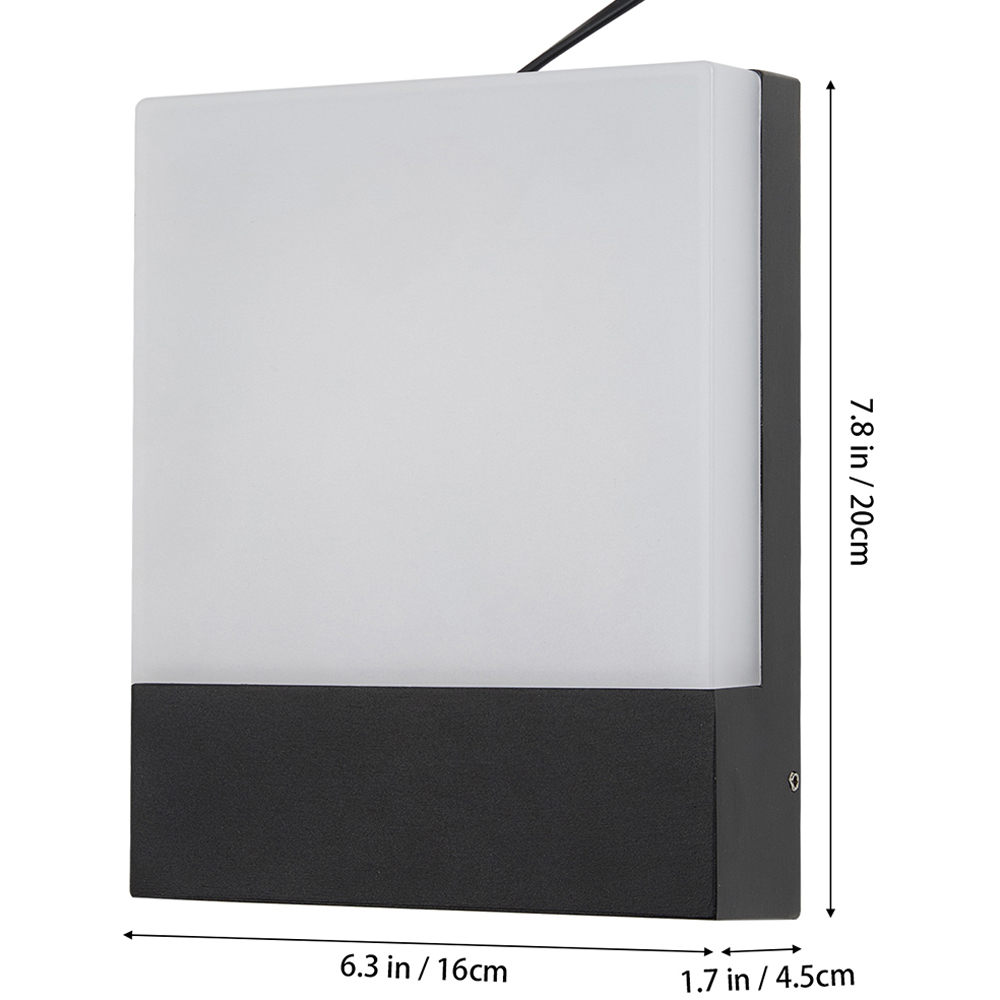 Living and Home Modern Outdoor Waterproof LED Wall Light Image 7