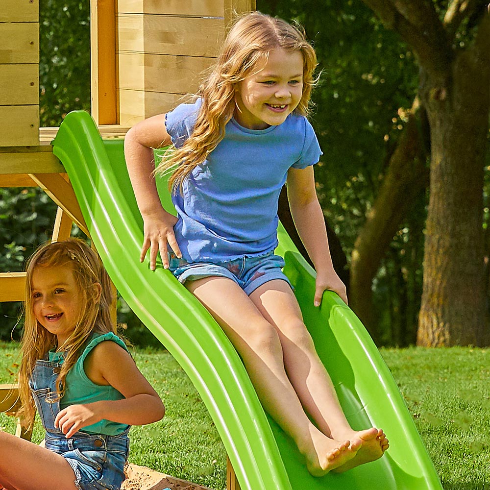 TP Kids Bluey Wooden Treehouse Play Tower with Slide and Quadpod Seat Image 7