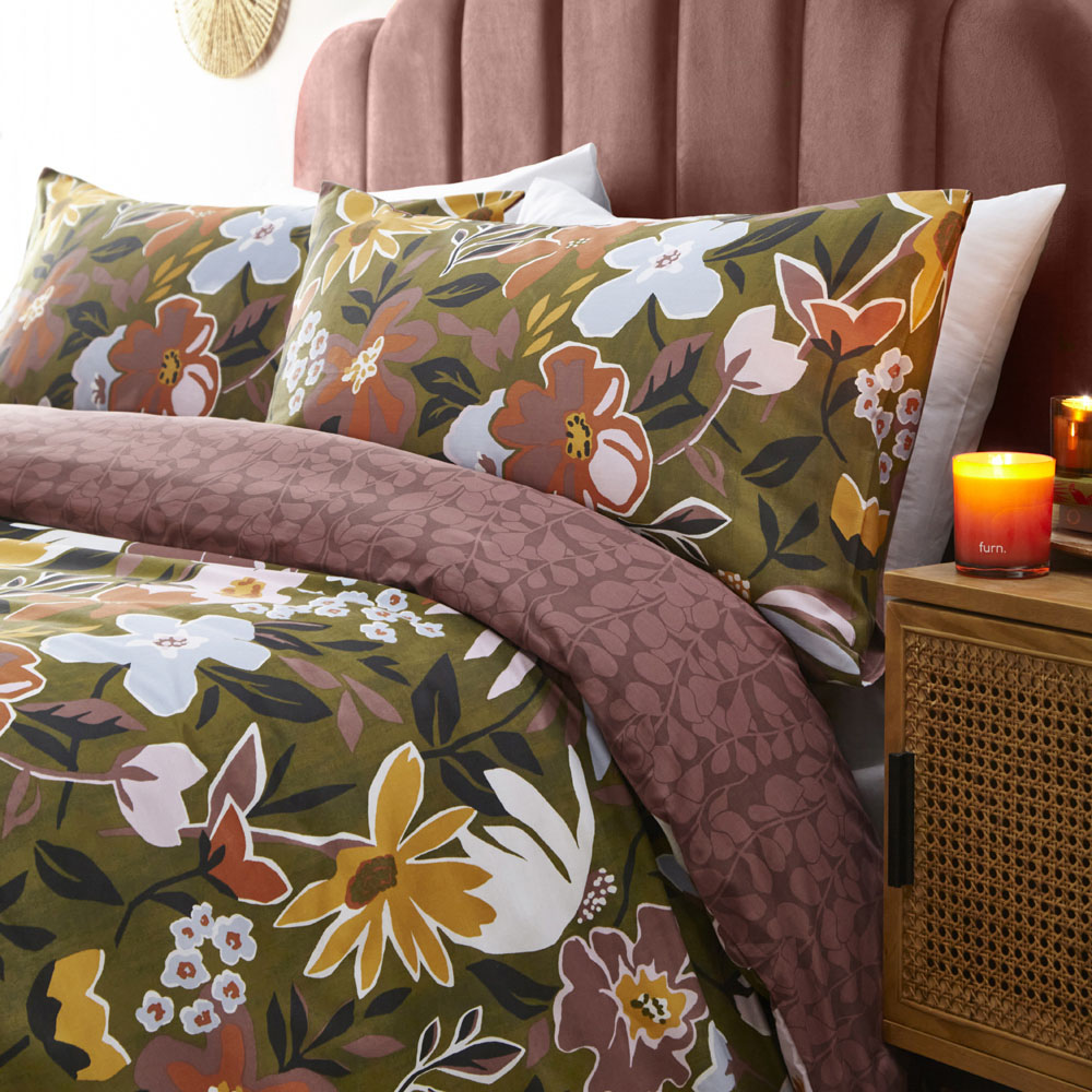 furn. Asterea Super King Multicolour Duvet Set Image 2