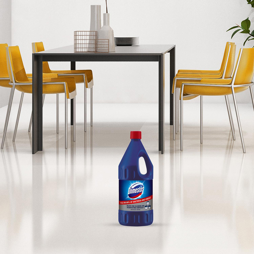 Domestos Original Disinfecting Thick Bleach Multipurpose Cleaner 2L Image 5