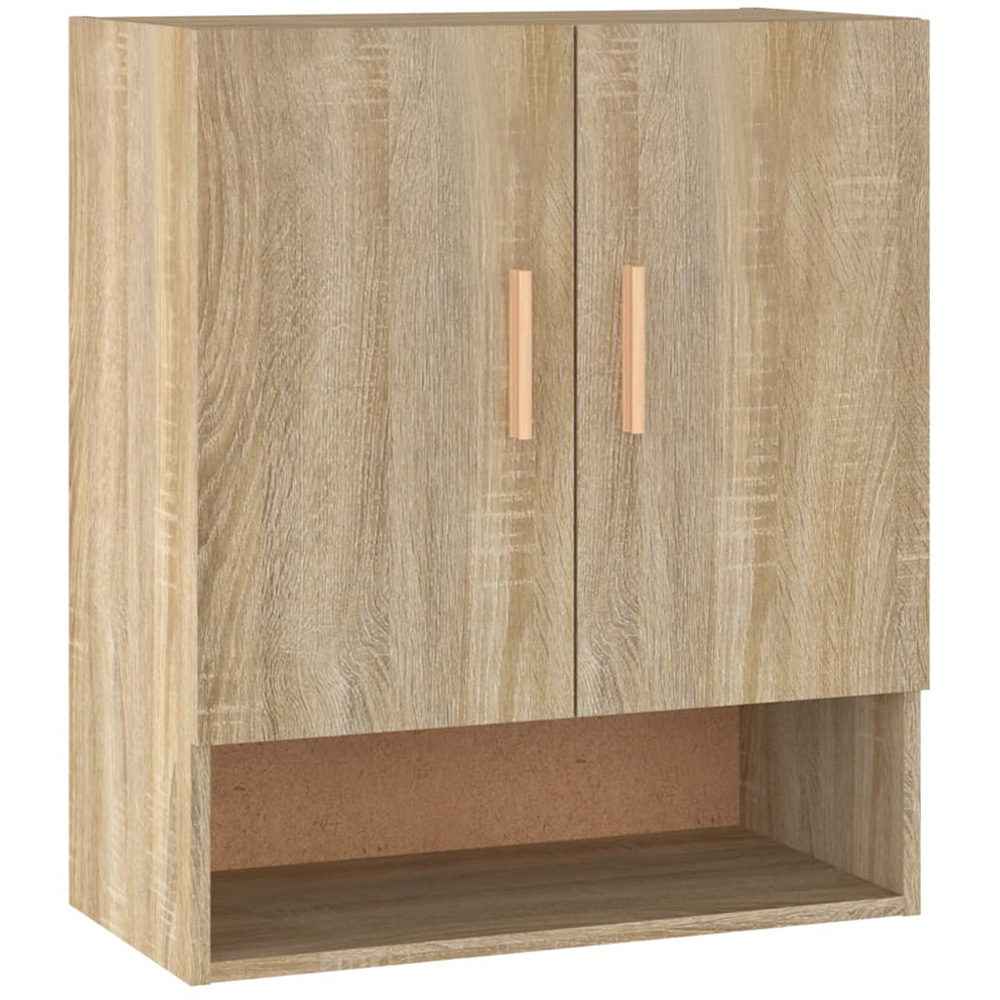 vidaXL 2 Door Single Shelf Sonoma Oak Wall cabinet Image 2