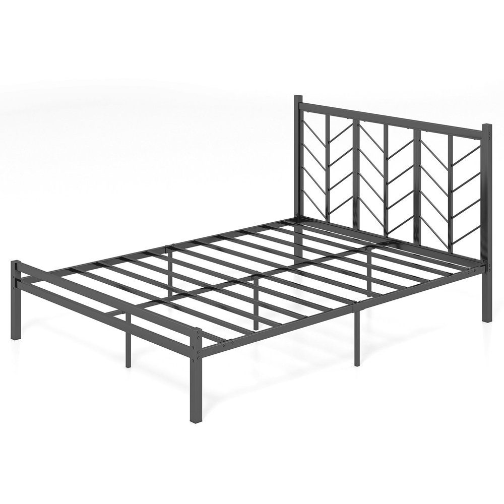 Costway King Size Platform Bed Frame Image 2