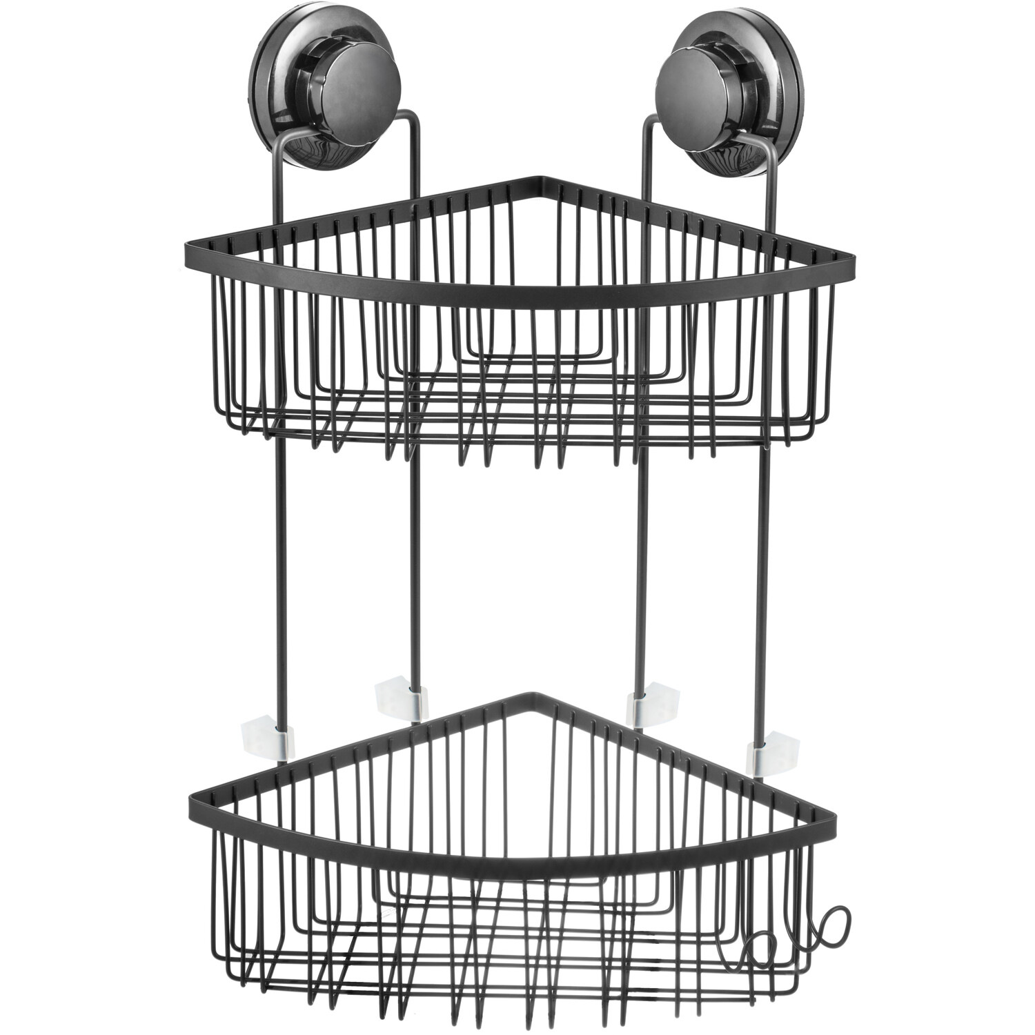 Hilton 2 Tier Corner Rack Grey - Grey Image
