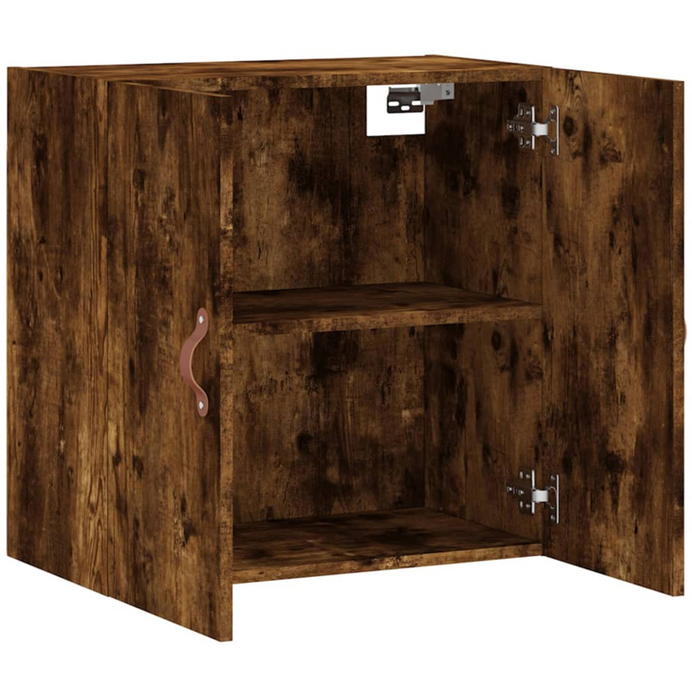 vidaXL 2 Door Smoked Oak Wall Cabinet Image 6