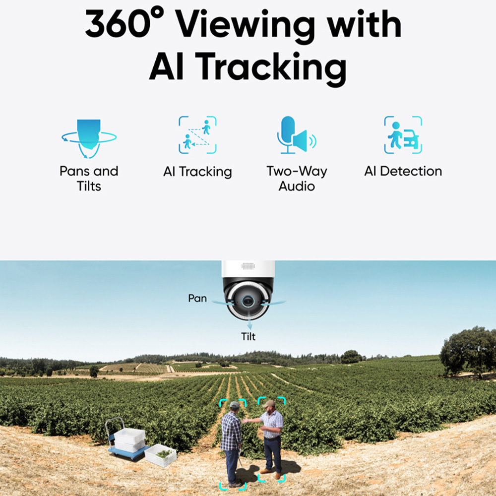 Eufy 4G LTE S330 Wireless CCTV Camera with Solar Pan Tilt Image 6