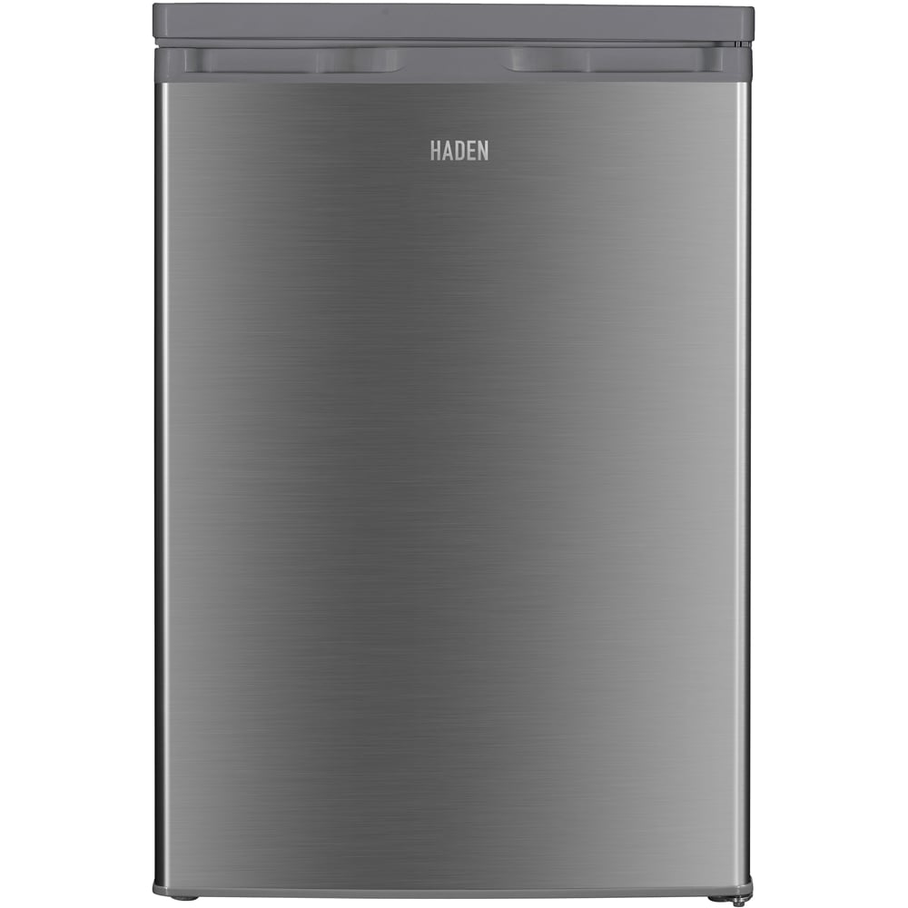 Haden HR111IX Silver 118L Under Counter Fridge with 4 Star Ice Box Image 1
