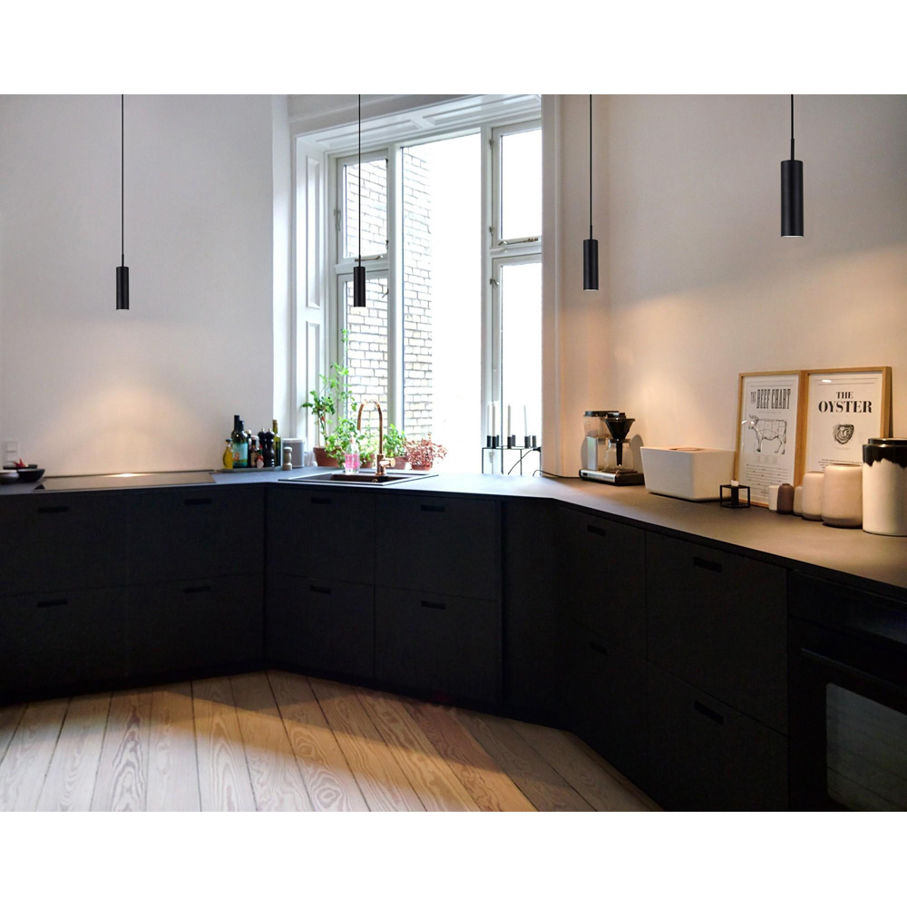 Nordlux MIB 6 GU10 Black Pendant Light Image 2