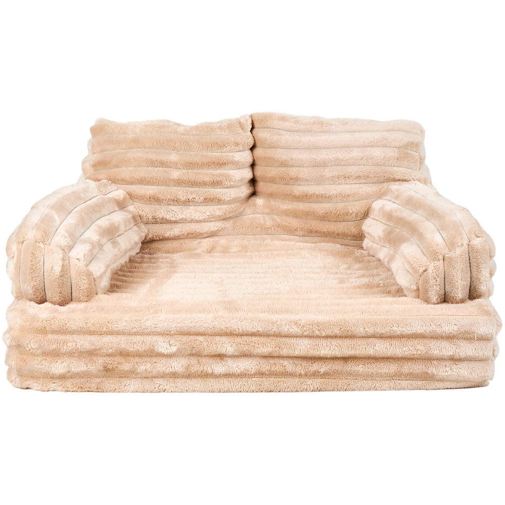 Sofa Pet Bed Beige Image 1